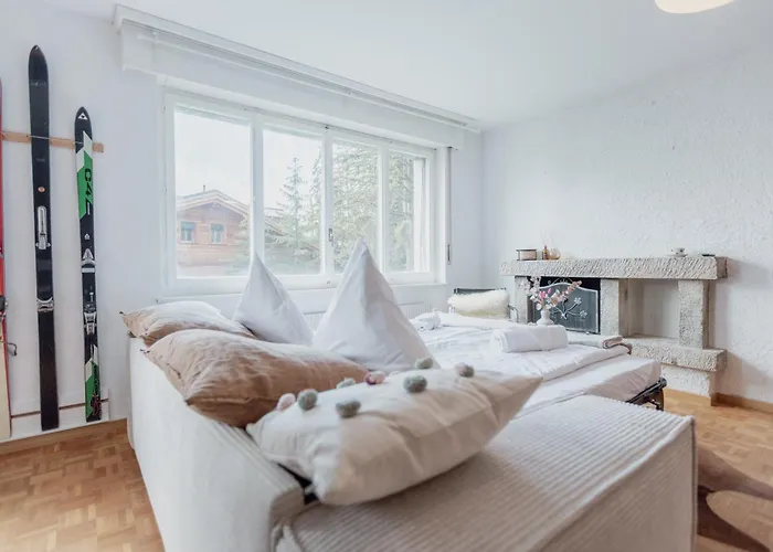 Daire Cozy, Calme, Ski-in Et Ski-out *